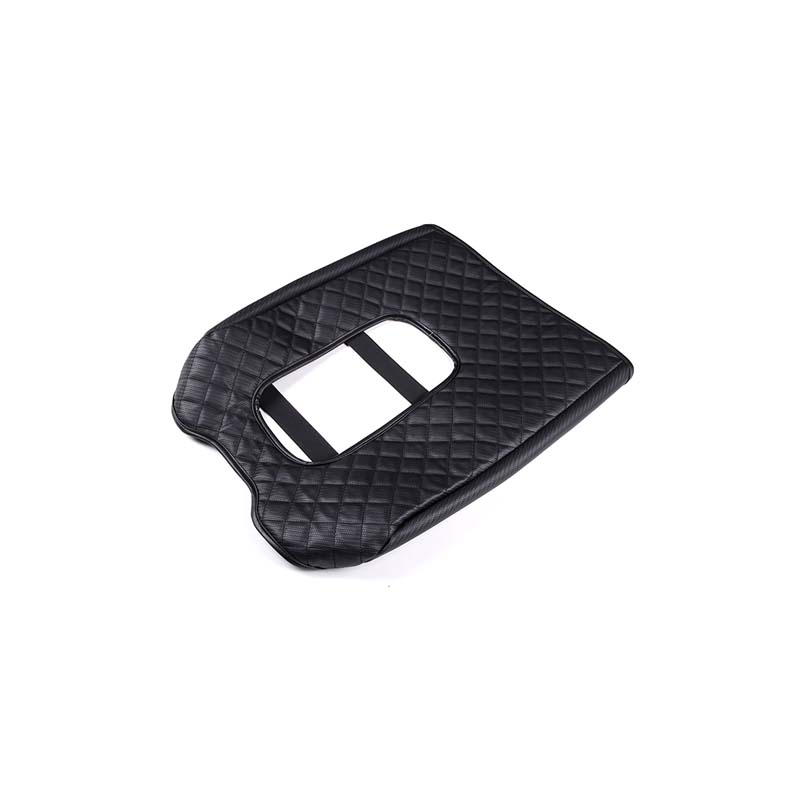 Für Toyota Tundra 2007-2021 PU-Leder Auto Innenraum Mittelkonsolenabdeckung Armlehnenbox Schutzabdeckung Zierleiste Innenraumzubehör
