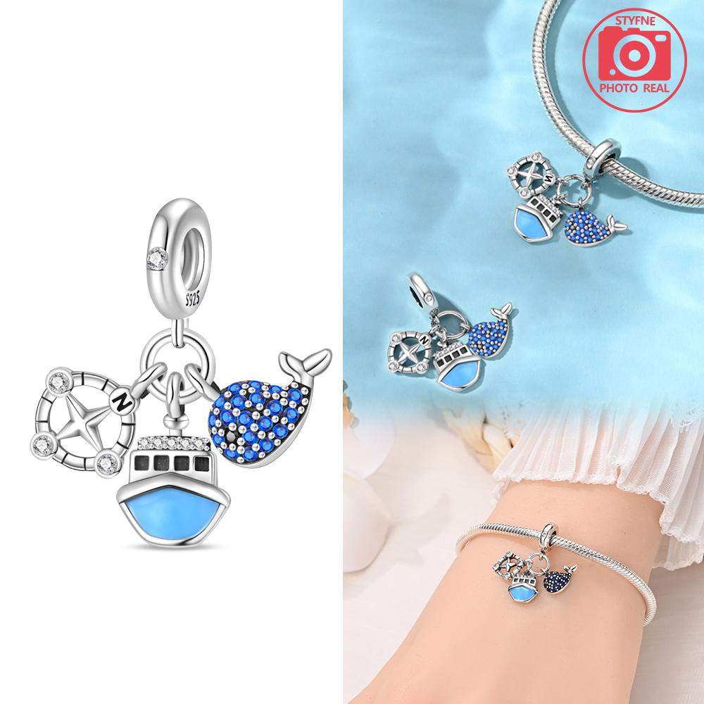 

Charm Bead Components Plata Copper Metal Colors Whale 3 Piece Pendant Bead Component Copper Metal Colors Designed For Charm Bead Components Copper