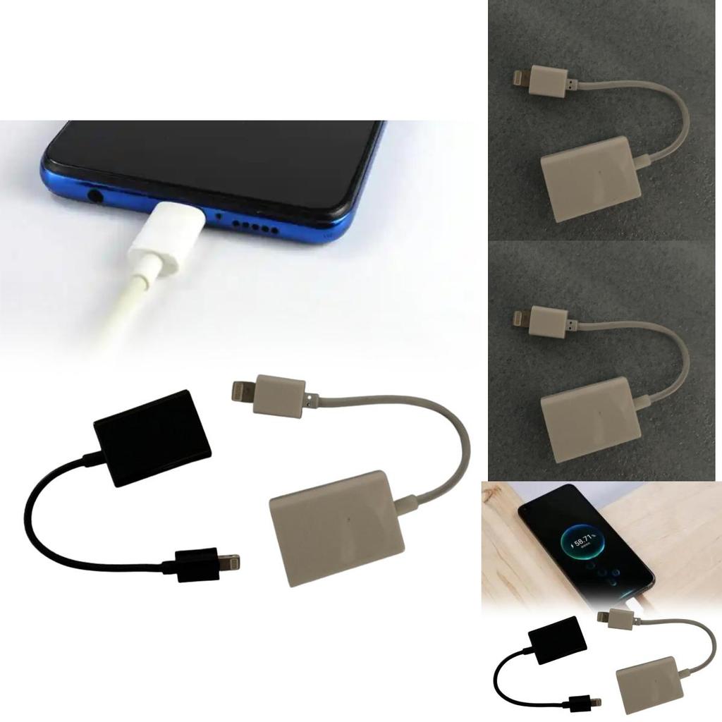 Apple Usb Otg Adapter For Iphone Ipad With Charging And Data Transfer Functionalities For Mobile Users
