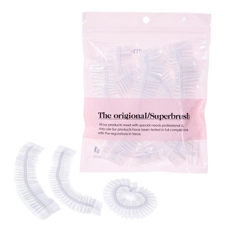 Waterproof Bath Caps Disposable Shower Caps Large Hair Caps for Men and Women Hair Treatments and Travel Use 1