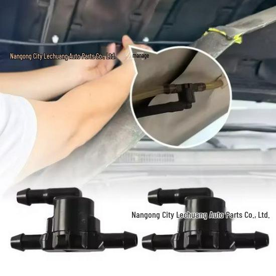 Three-way Glass Washer Check Valve 85321-28020 for Toyota Camry, Lexus, and Corolla.