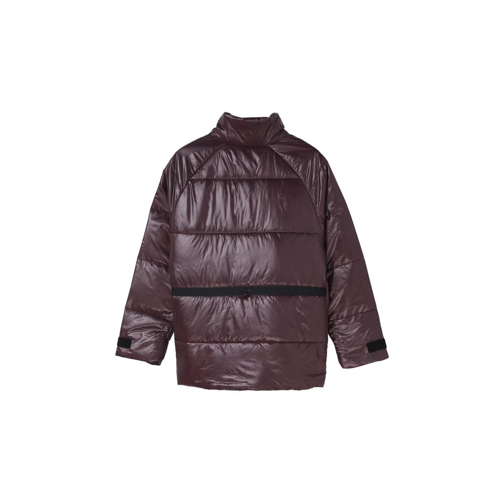 Adidas Warm Windproof Sports Stand Collar Cotton Jacket Unisex Jacket Purple FT2550