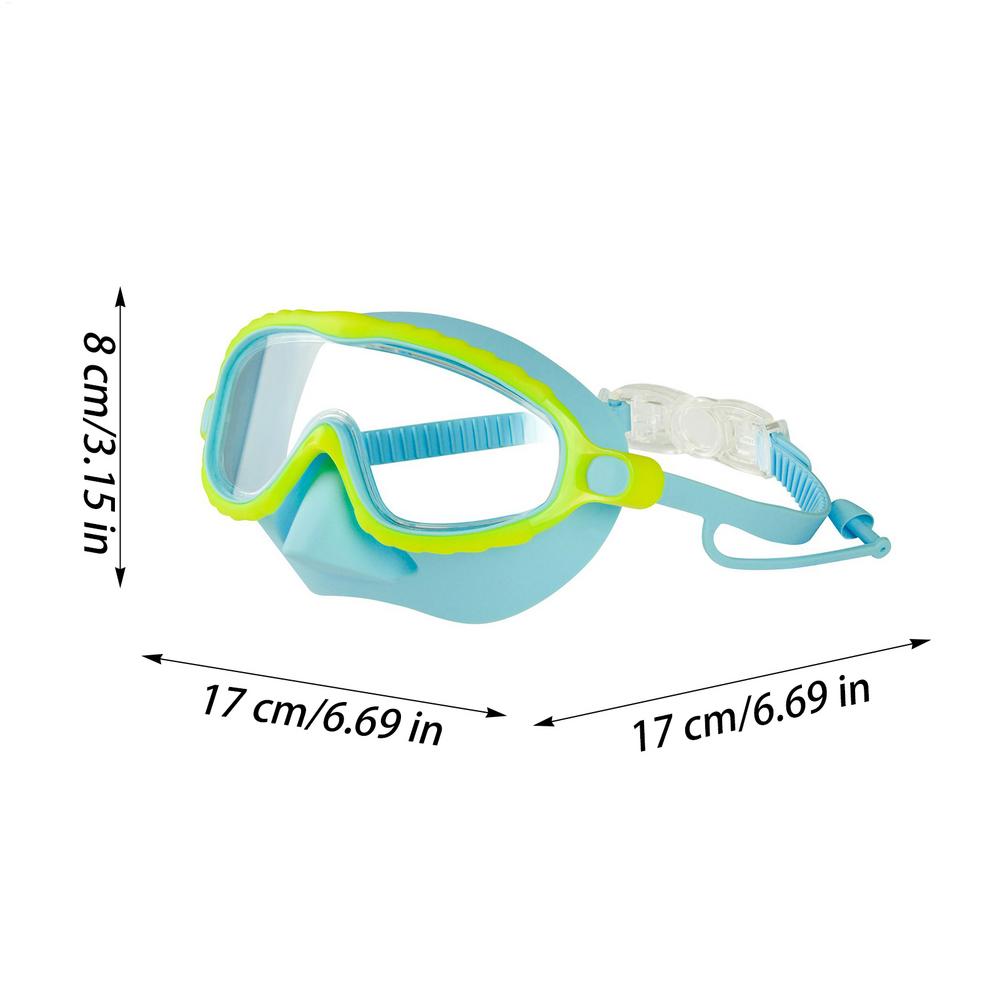 anti-fog glasses cleaning with Nose Cover Swimming goggles child No-Leak Water-resistant diving binoculars swim Accessories