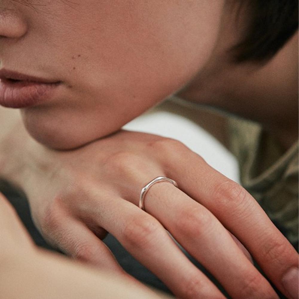 Verte 925 Silver Brin Layered Ring   cinq.Silver.229