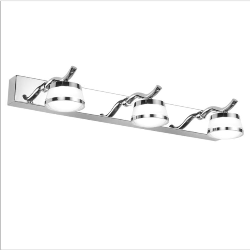 Kinkiet 9W LED light bathroom mirror indoor Bedroom Vanity Light Stainless Steel Modern LED Lighting Lighting Lighting | LED Interior Kinkiets (White