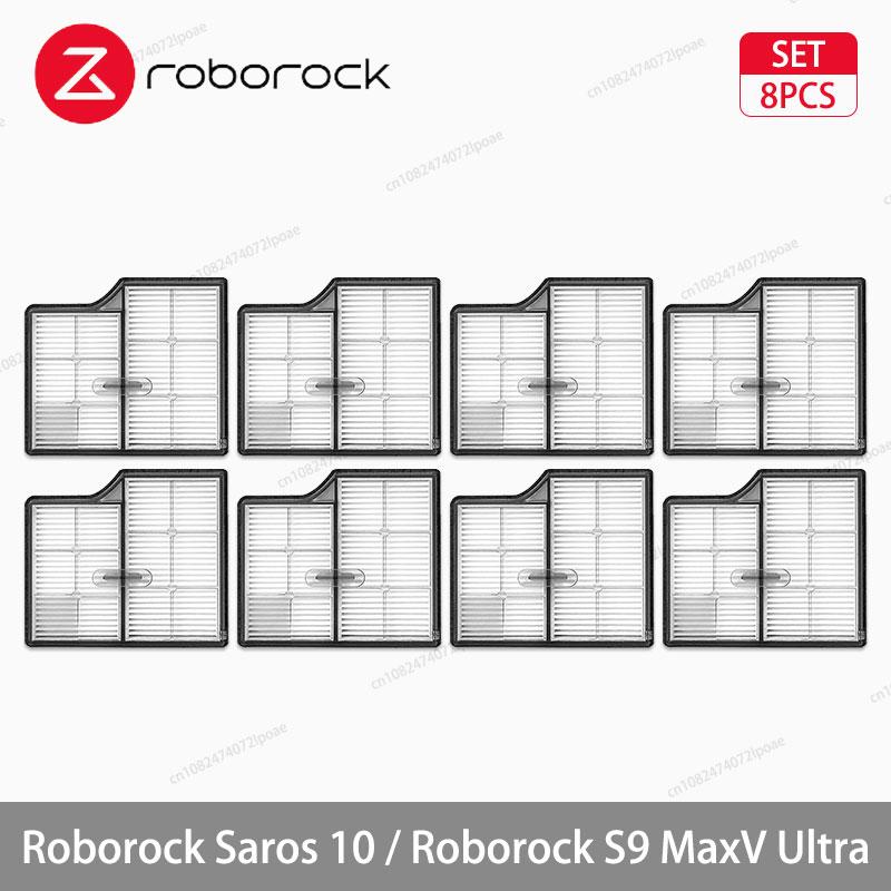 Roborock Saros 10 / S9 MaxV Ultra Robot Vacuum Accessorie Main Side Brushe Mop Cloth HEPA Filter Dust Bag Spare Parts
