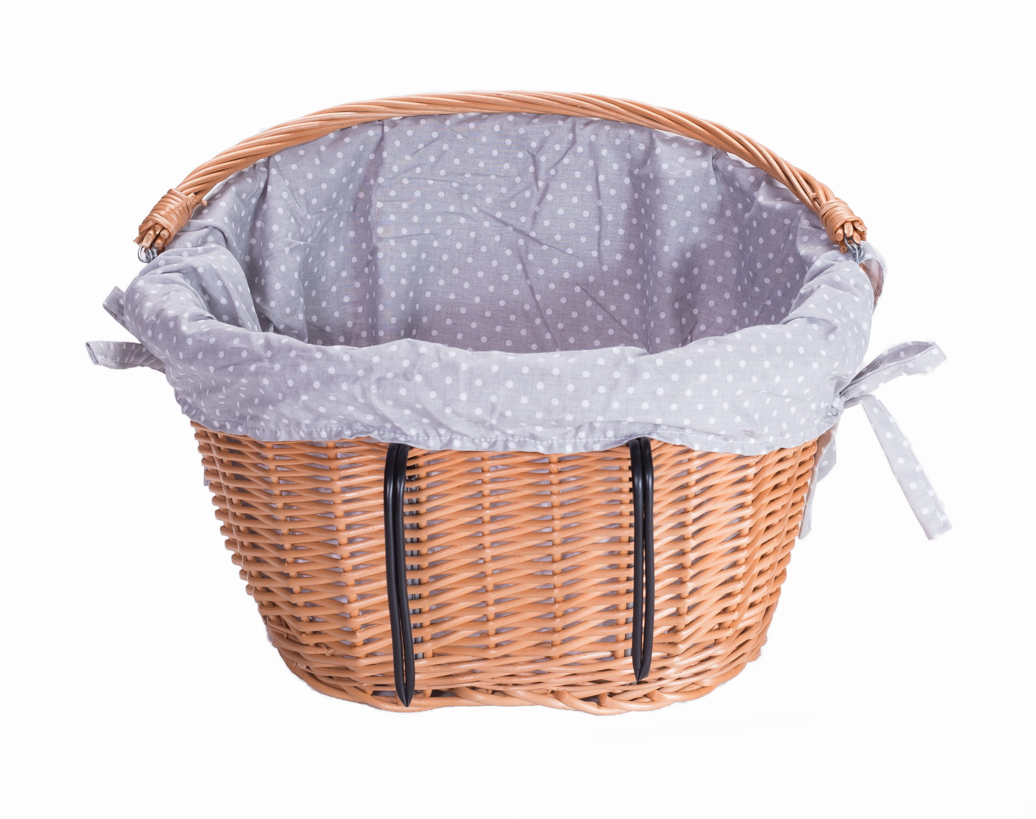 Wicker Bicycle Basket For The Front