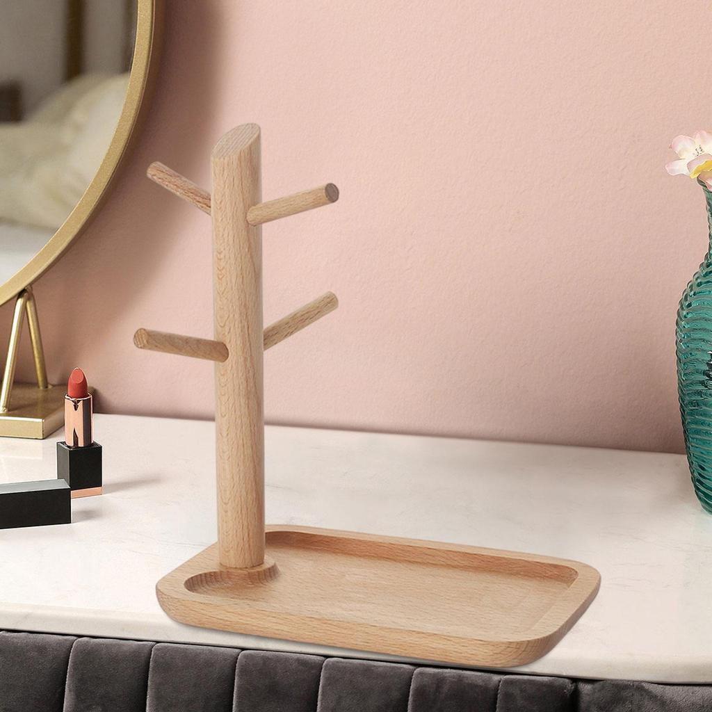 Tavă din lemn pentru depozitarea cheilor, vas decorativ de expunere, piesă centrală, decor pentru casă, suport suspendat, suport pentru bijuterii