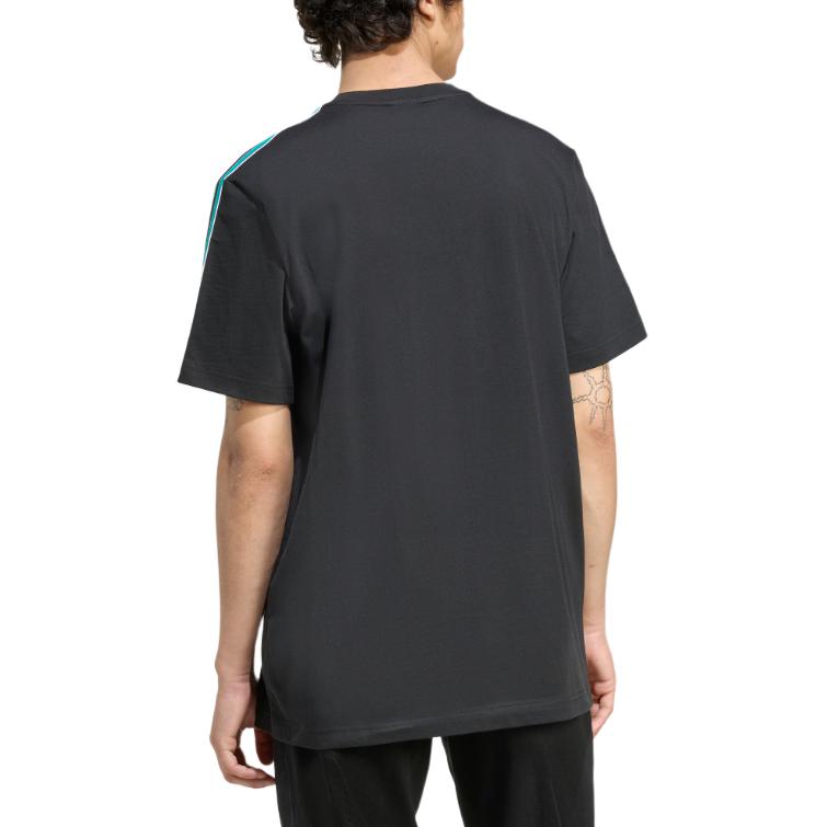 Adidas Originals X Liverpool FC Collaboration FW25 Terrace Icons T-Shirt Loose Fit Cotton Crew Neck Short Sleeve Men Tops JW5470