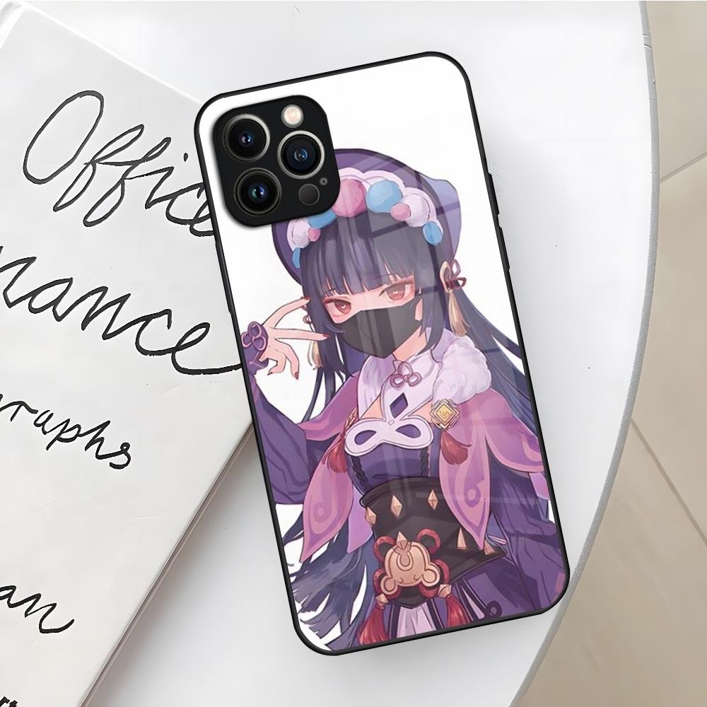

Genshin Impact Yun Jin Phone Case for Iphone 17 16 Air 15 14 12 11 13 Pro Max Mini X Xr Xs Se Puls glass Cover iPhone 12 Pro Max