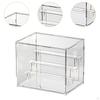 Collectibles Display Box Figures Stand with Three Layers Shelves Transparent Model
