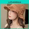 Summer Butterfly Knot Sun Hat With Wide Brim For Beach Vacation And Sun Protection
