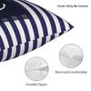 Nordic Dark Blue Nautical Collection Pillow Cover  Vintage Pillow Case For Sofa Couch Bed Living Room  Cushion Cover Gift Idea