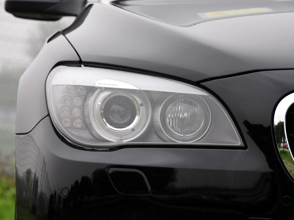 BMW 7 Series F02 Headlight Shell Black Cover (2009-2015)