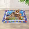 Tapis de jeu sensoriel aquatique pour chats et chiens, tapis de jeu aquatique épais avec motifs de poissons, tapis de jeu aquatique d'été pour animaux de compagnie