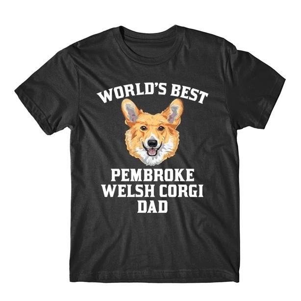 World s Best Pembroke Welsh Corgi Dad Dog Owner T-Shirt XL