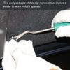 6 Inch Black Oxide Fastener Remover Clip Removal Tool with Red Plastic Handle
