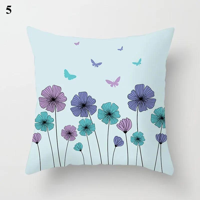 Dandelion Print Pattern Pillowcase Car Ornaments Living Room Office Home Pillowcase