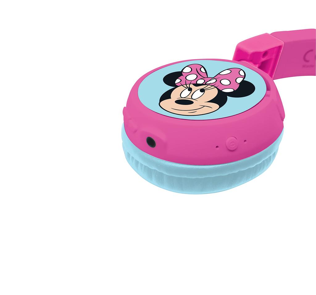 Lexibook wired and wireless Minnie Mouse genuine product Bluetooth-enabled headphones, design, foldable, HPBT010MN,