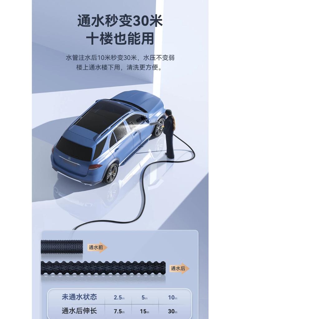 Portable High Pressure Car Wash Water Gun Alloy Spray Nozzle Household Water Sprayer for Car Washing Garden Watering Cleaning Tool