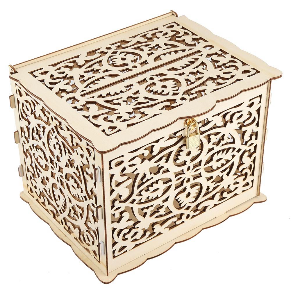 Wedding Card Box with Keys DIY Money Gift Box For Birthday Party