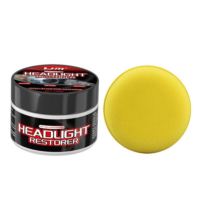

GM Headlamp Refurb Set (120g): Polish & Wax for Yellowing/Oxidation/Defog – Enhances All-Weather Visibility & Light Quality