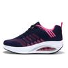 Flying woven rocking shoes women's new platform running shoes square dance shoes soft-soled mother sneakers
