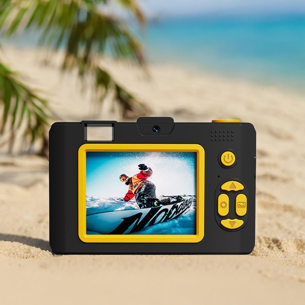 Dual Camera Photography Machine Retro Point Cameras HD 1080P Digital Photo Camera Children Birthday Gifts Audio and Video Card