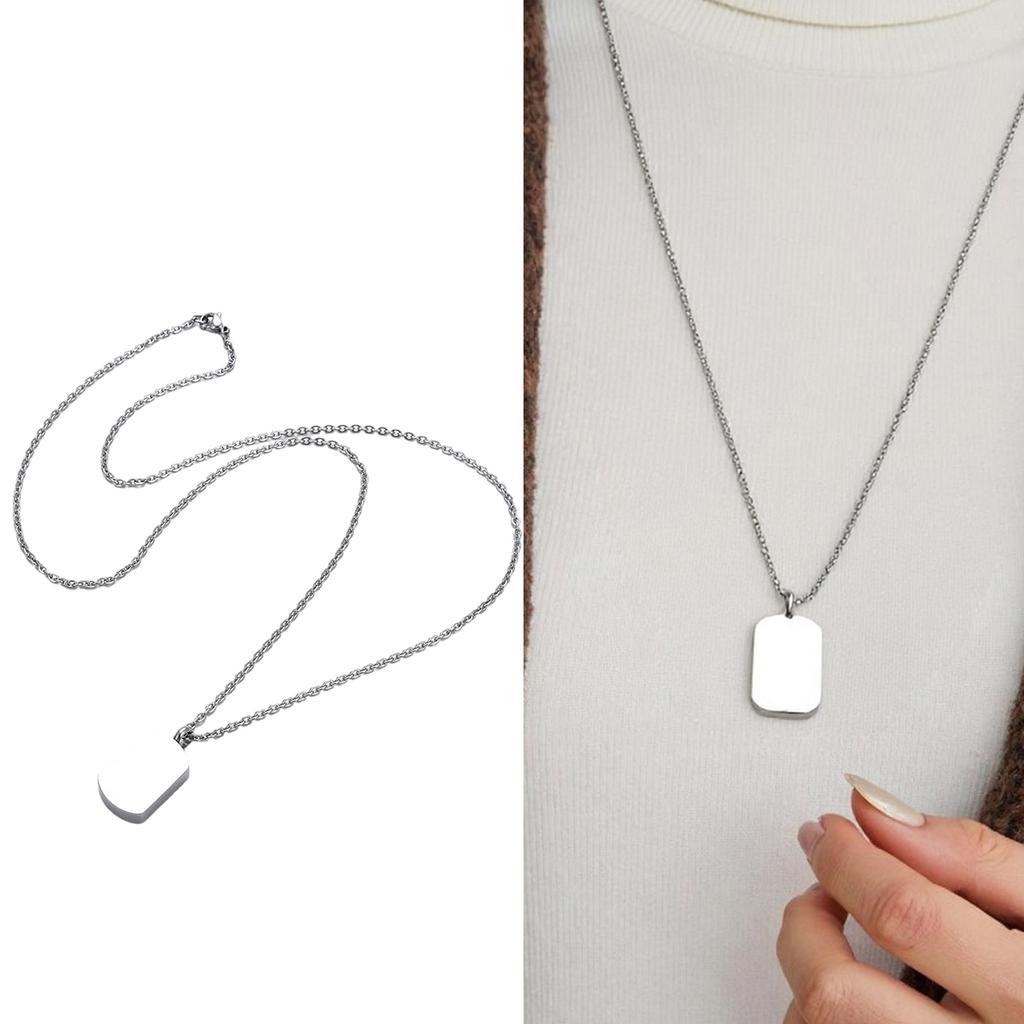 Stainless Steel Memorial Urn Pendant Necklace With Secure Lock and Hide Ashes Storage for Keepsake Jewelry