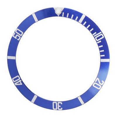 Professionell Armbandsur Bezel Insats Loop Ersättning Klocka Bezel Insats Ring TillbehörBlå