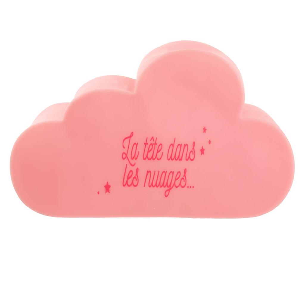 Les Trésors De Lily [Q4432] - Pink 'Nuage' Designer Night Light (head In the Clouds) - 25x15x12 Cm