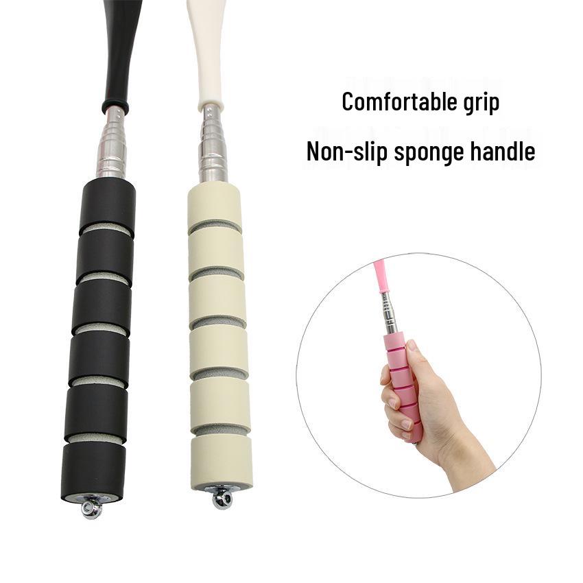 6-Color Stainless Steel Long Handle Retractable Shoehorn - Home Use Shoe-Wearing Tool
