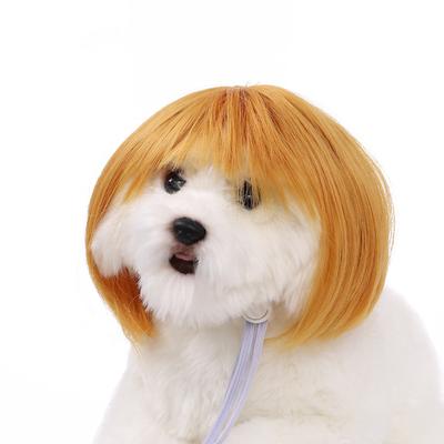 Vtipné cosplay paruky pro mazlíčky Pes a kočka Parodická paruka Potřeby pro mazlíčky Kočičí klobouk na hlavu DIY Kostýmy Doplňky na hlavu Vánoční dekorace pro mazlíčky