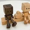 Car Dashboard Statue Shaking Feet Wooden Doll Couple Cars Ornaments Vehicle