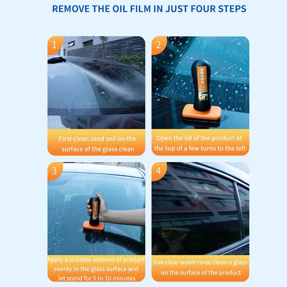 Car Rainproof Oil Film Remover Windshields Antifouling Window Agent Defog Glass Paint Anti-fogging Coating Automobile Clean P6s9