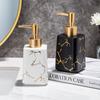 Tragbare Seifenspender Lotion-Press-Leerflasche Haus Luxus Keramik Handdesinfektionsflasche Abgefülltes Duschgel für Hotels