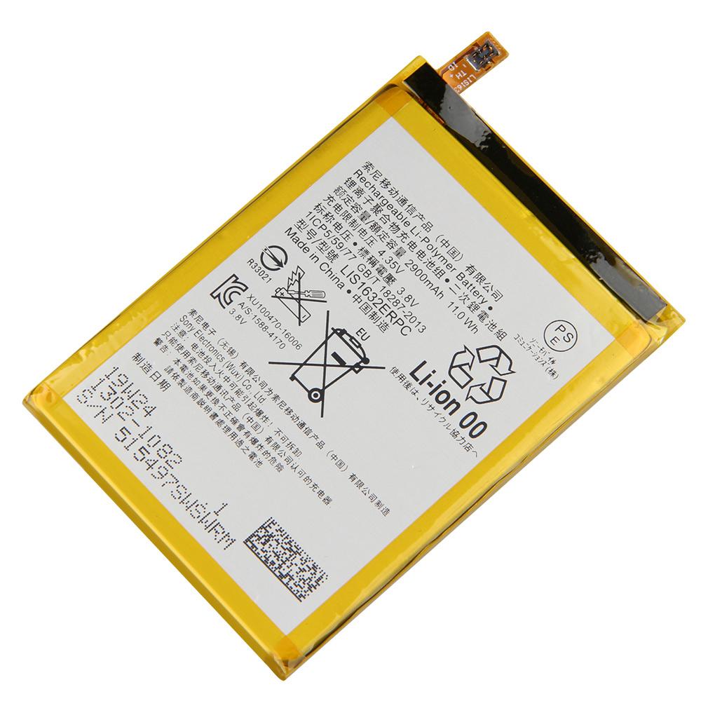 Rechargeable Lithium Battery For SONY Xperia XZ F8331 F8332 DUAL LIS1632ERPC Phone Battery 2900mAh