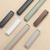 Morandi Invisible Aluminum Alloy Buckle Handles Modern Design Cabinet Wardrobe Door Knob Embedded Pull