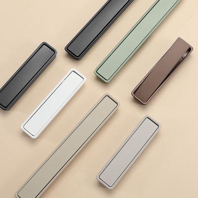 Morandi Unsichtbare Aluminiumlegierung Schnallen Griffe Modernes Design Schrank Garderobentür Knauf Eingelassener Griff