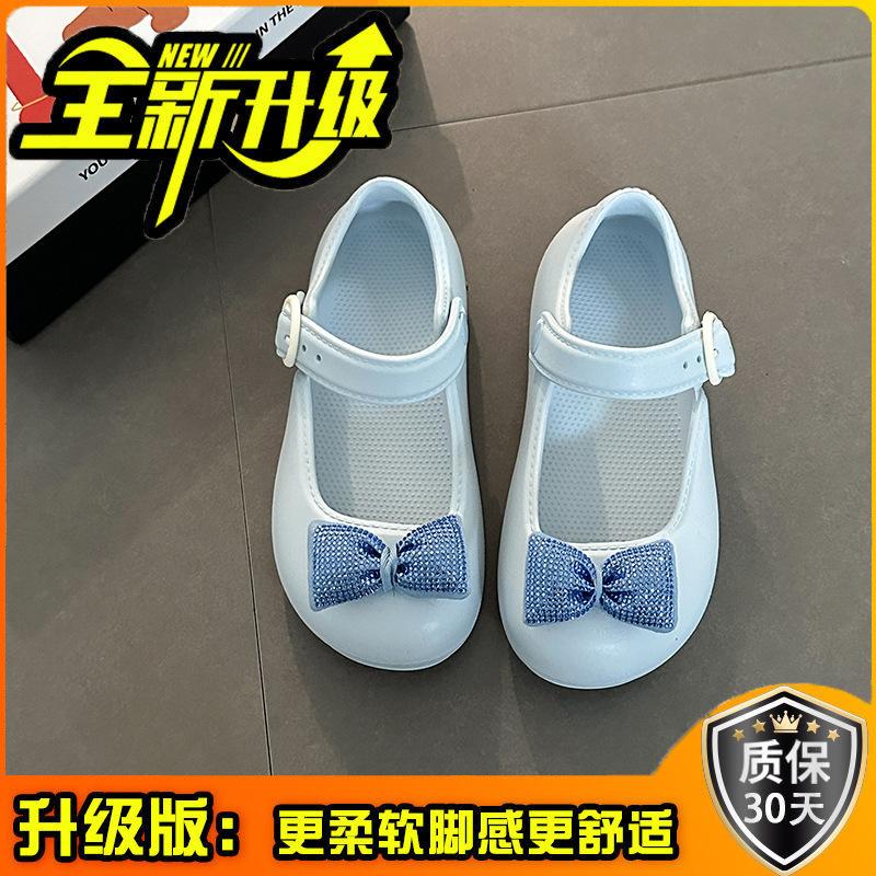 Fashion High-end Sense One-word Buckle Single Shoes Girls Mary Jane Cool Slippers Summer Wear EVA Non-slip Bag Head Sandals