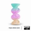 PLA Silk Dual-Color 3D Printer Filament, 1.75mm Rainbow Gradient, Matte, 1kg - Compatible with Creality Printers