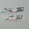 3D ABS Logo X3 Emblem Letters Badge Car Rear Trunk Sticker For BMW X3 F25 E83 G01 G45 Xdrive 20d 30d 20i 28i 30i 35i Accessories BX9