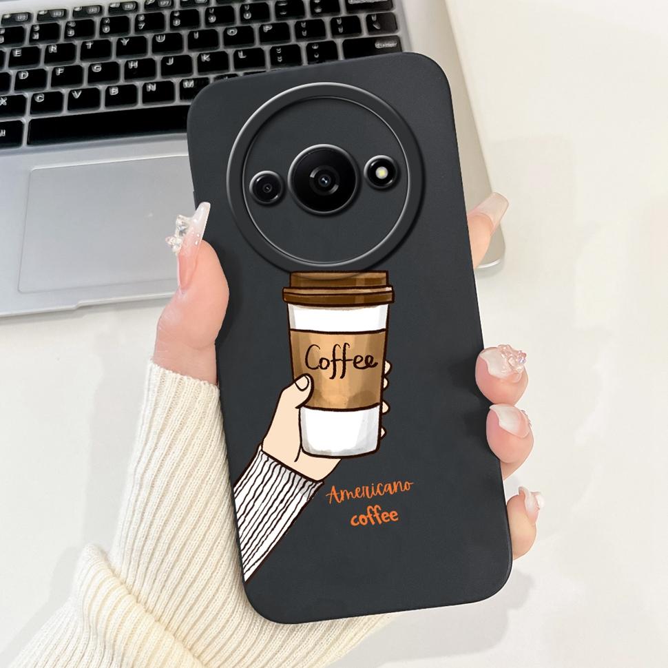 For Xiaomi Redmi A3 4G Case Luxury Art Painted Cover For Redmi A3 A2 A1 RedmiA3 RedmiA1 Phone Casing Soft Fundas ShockProof