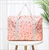 Korean Style Foldable Travel Organizer Bag - Jacquard Clothes Storage