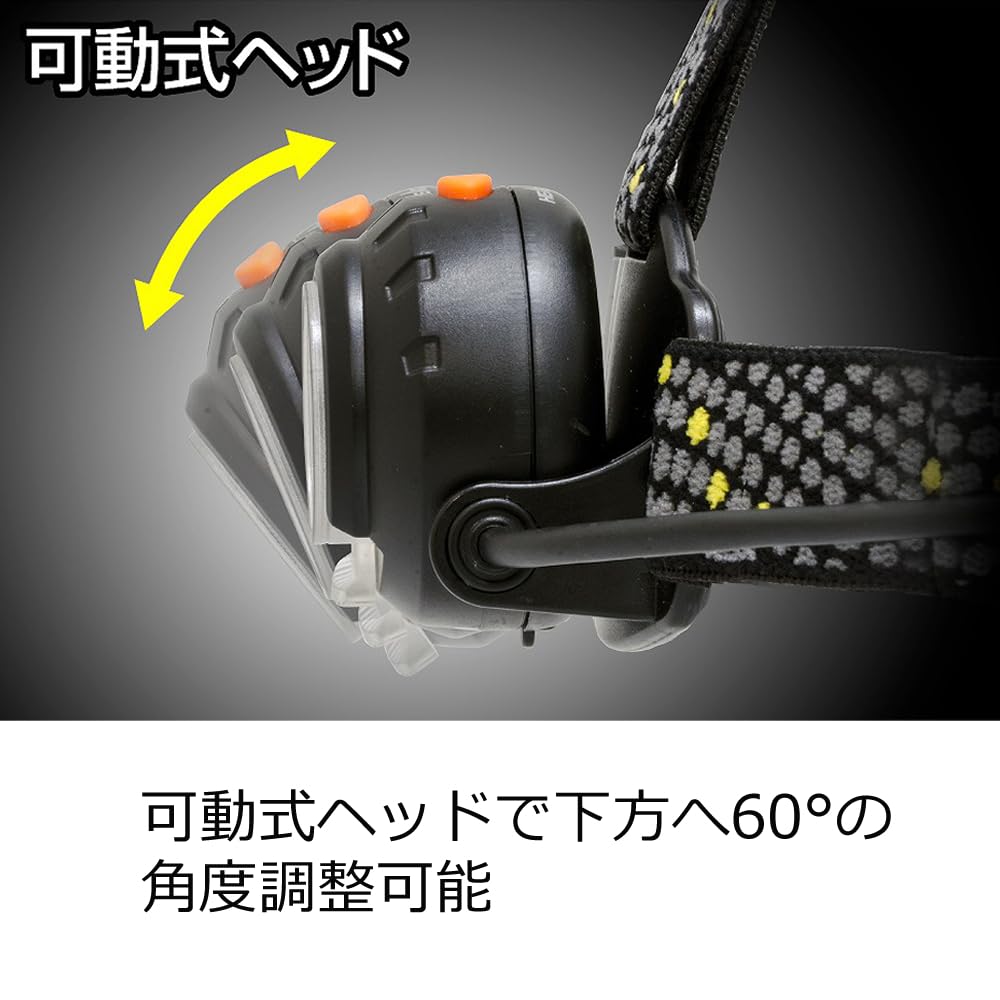 Gentos LED Headlamp, 50-360 Lumens, Battery-Powered, KDHL-2109