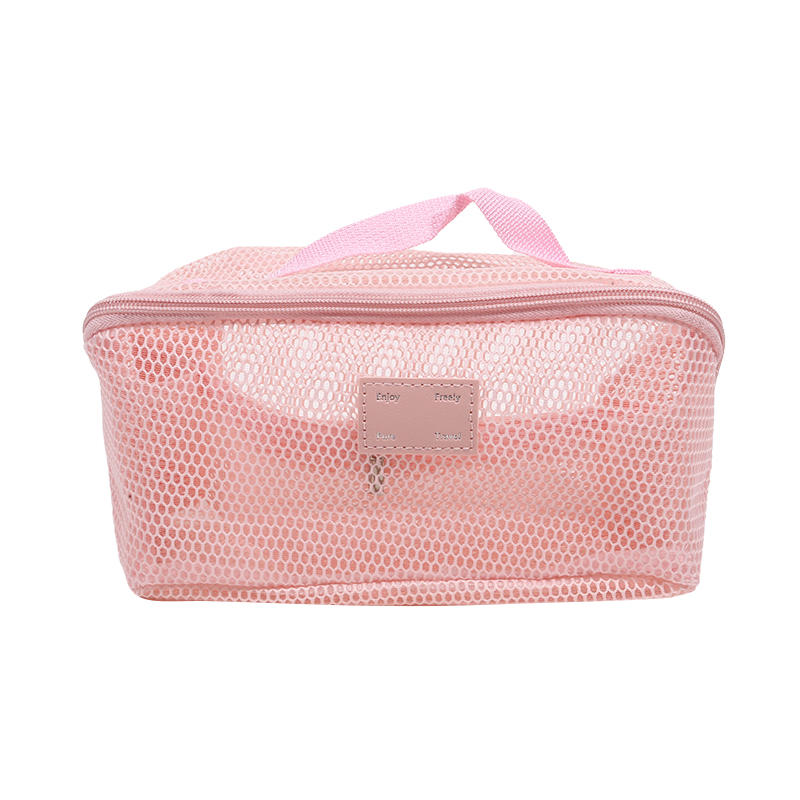 Durable Large Capacity Toiletries Storage Bag Mesh Design Toiletries Bag Bathroom Organizer for Cosmetics Toiletries Skin Care