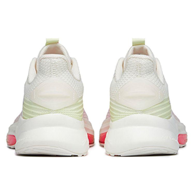 Anta Rocket Shoes Durable Non-Slip Low-Top Running Shoes Women Running Shoes White Pink Green 122225587-2