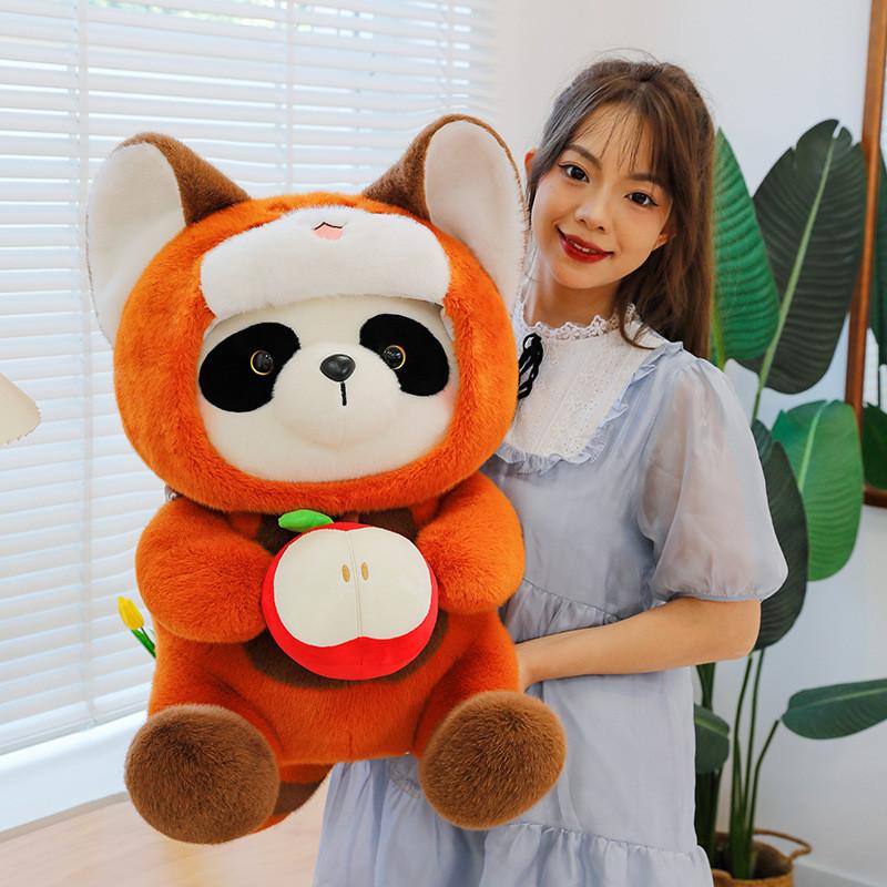 Cute Bear Plush Pillow Soft Pp Cotton Stuffed Toy For Adorable Gifts And Decorations