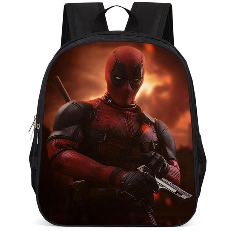 Deadpool 15-inch Extra Large Capacity Lightweight Oxford Cloth Kids Backpack