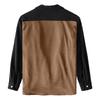Men's Color-blocked Shirt Long Sleeve Men's Casual Fashion Trend With Pocket Shirt Jacket